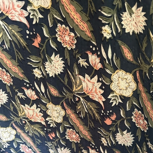 Anthropologie dRA Blue Floral Boho Messie Dress - Size Medium - Picture 5 of 10